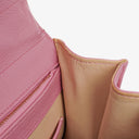 Delvaux Brillant MM Flamingo Sellier Handbag