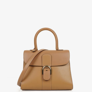 Delvaux Brillant MM Vison Box Calf Handbag