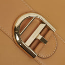 Delvaux Brillant MM Vison Box Calf Handbag