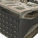 Delvaux Gladiator Tempete Vinyl Satchel Antique Silver