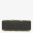 Delvaux Gladiator Tempete Vinyl Satchel Antique Silver