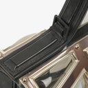 Delvaux Gladiator Tempete Vinyl Satchel Antique Silver