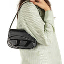 Diesel 1DR Black Leather Shouder Bag
