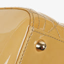 Dior Lady Dior Vintage Large Beige Patent Calfskin Handbag