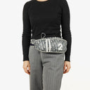 Dior Trotter Navy Nylon Belt Bag
