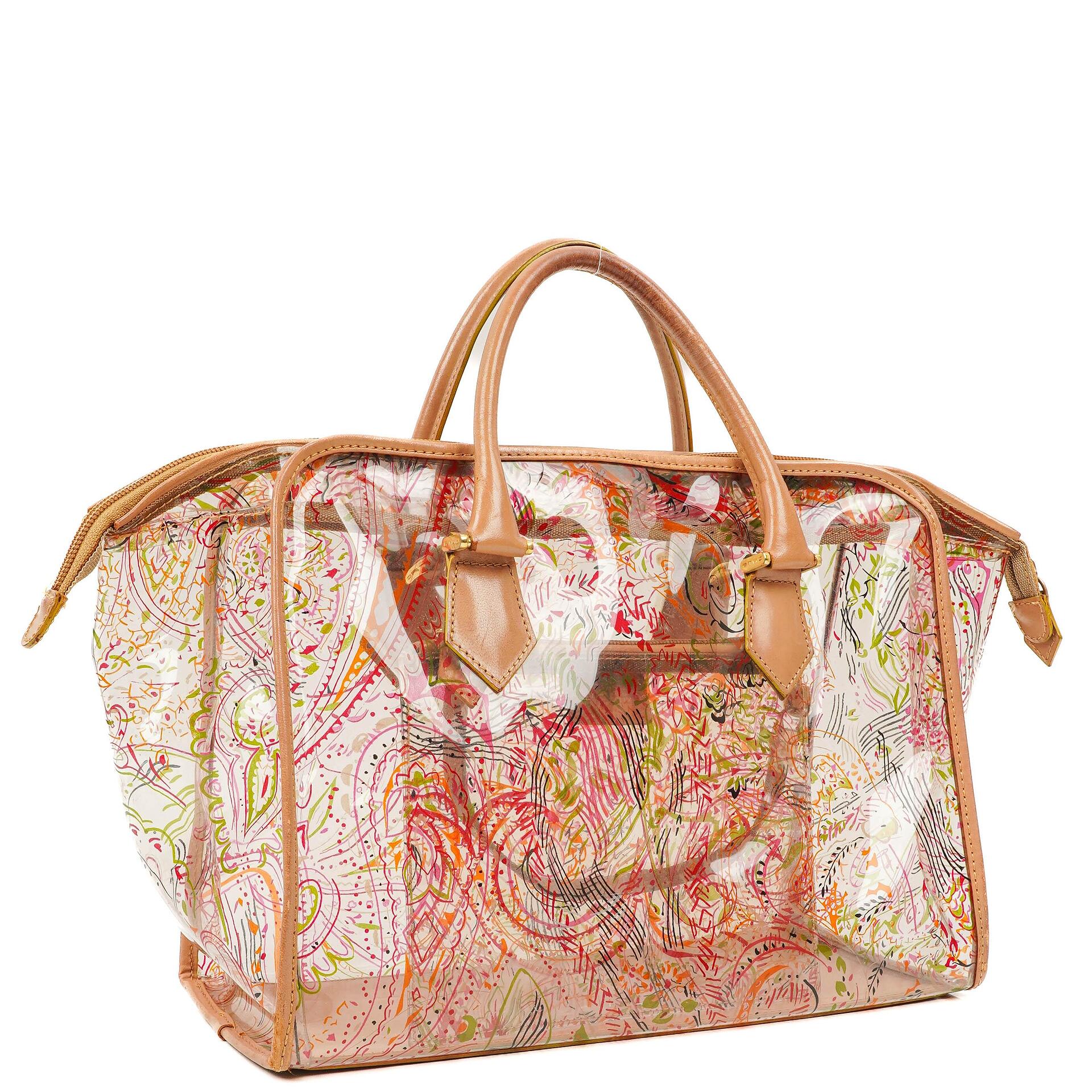 Etro Paisley Vinyl Tote Bag