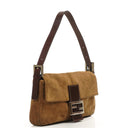 Fendi Baguette Bag Brown Suede