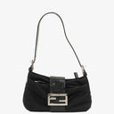 Fendi Baguette Black Neoprene Bag