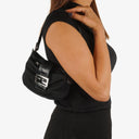 Fendi Baguette Black Neoprene Bag