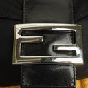 Fendi Baguette Black Neoprene Shoulder Bag