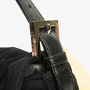 Fendi Baguette Black Neoprene Shoulder Bag