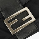 Fendi Baguette Black Neoprene Shoulder Bag