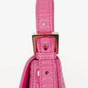 Fendi Baguette Nappa Logo/Fuxia Shoulder Bag