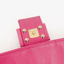 Fendi Baguette Nappa Logo/Fuxia Shoulder Bag