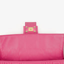 Fendi Baguette Nappa Logo/Fuxia Shoulder Bag
