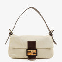 Fendi Baguette Neutral Shoulder Bag