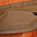 Fendi Baguette Zucchino FF Orange Vinyl Shoulder Bag
