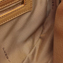Fendi Baguette Zucchino FF Orange Vinyl Shoulder Bag