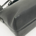 Fendi Black Grained Calfskin Leather Large By the Way Bag