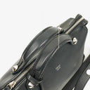 Fendi Black Grained Calfskin Leather Large By the Way Bag
