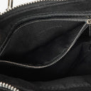 Fendi Black Suede Small Hobo Bag