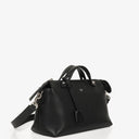 Fendi Medium By The Way Black Leather Boston Bag