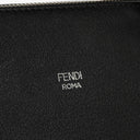 Fendi Medium By The Way Black Leather Boston Bag