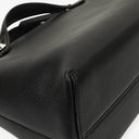 Fendi Medium By The Way Black Leather Boston Bag