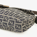 Fendi FF Navy Zucchino Baguette
