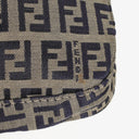 Fendi FF Navy Zucchino Baguette
