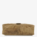 Fendi Large Mama Baguette Suede Shoulder Bag