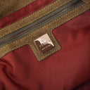 Fendi Large Mama Baguette Suede Shoulder Bag