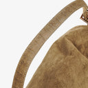 Fendi Large Mama Baguette Suede Shoulder Bag