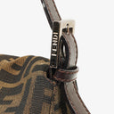 Fendi Mama Baguette Zucca Brown Shoulder Bag