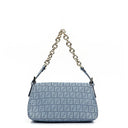 Fendi Mini Mamma Forever Blue Shoulder Bag