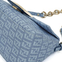 Fendi Mini Mamma Forever Blue Shoulder Bag
