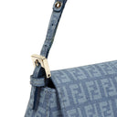 Fendi Mini Mamma Forever Blue Shoulder Bag