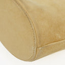 Fendi Suede And Leather Mini Bucket Bag