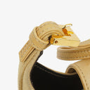 Fendi Suede And Leather Mini Bucket Bag