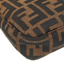 Fendi Zucca Baguette FF Shoulder Bag Brown