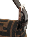Fendi Zucca Baguette FF Shoulder Bag Brown