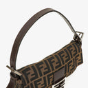 Fendi Zucca Baguette FF Shoulder Bag Brown