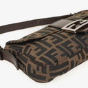 Fendi Zucca Baguette FF Shoulder Bag Brown