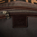 Fendi Zucca Baguette FF Shoulder Bag Brown