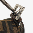 Fendi Zucca Baguette FF Shoulder Bag Brown