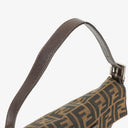 Fendi Zucca Baguette FF Shoulder Bag Brown