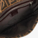 Fendi Zucca Baguette FF Shoulder Bag Brown