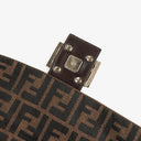 Fendi Zucca Baguette FF Shoulder Bag Brown