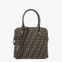 Fendi Zucca Brown Top Handle Bag