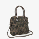 Fendi Zucca Brown Top Handle Bag
